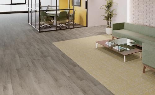 置敷きビニル床タイル 5mm厚 「AVANCERA FLOOR」