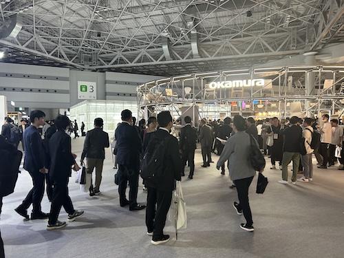 「オルガテック東京」会場内