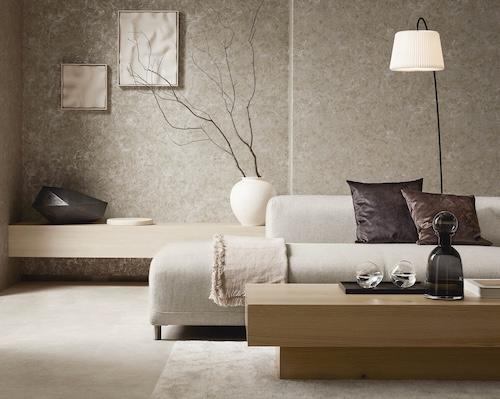 透明感のある石材の表情をプリントで表現した壁紙：SGP1724