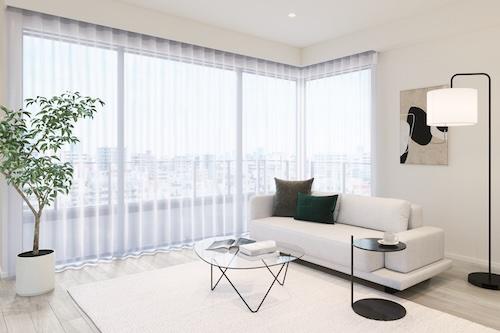 シンプルなデザインとコンパクト＆静音設計 電動カーテンレール「レガートコモ」